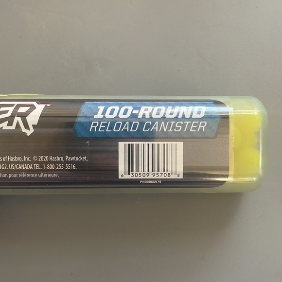Nerf HYPER. 100 round reload canister NWT - Picture 5 of 10